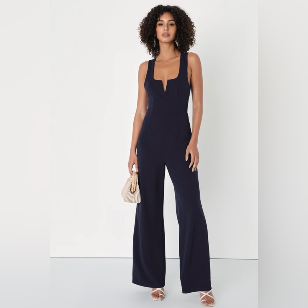 NWT navy LULUS’s Jumpsuit